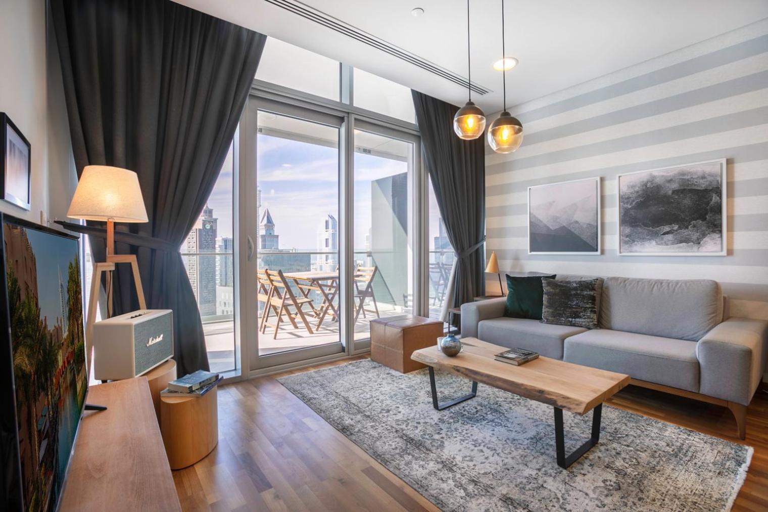 Apartment Blueground Difc City View Pool Gym Dxb-182